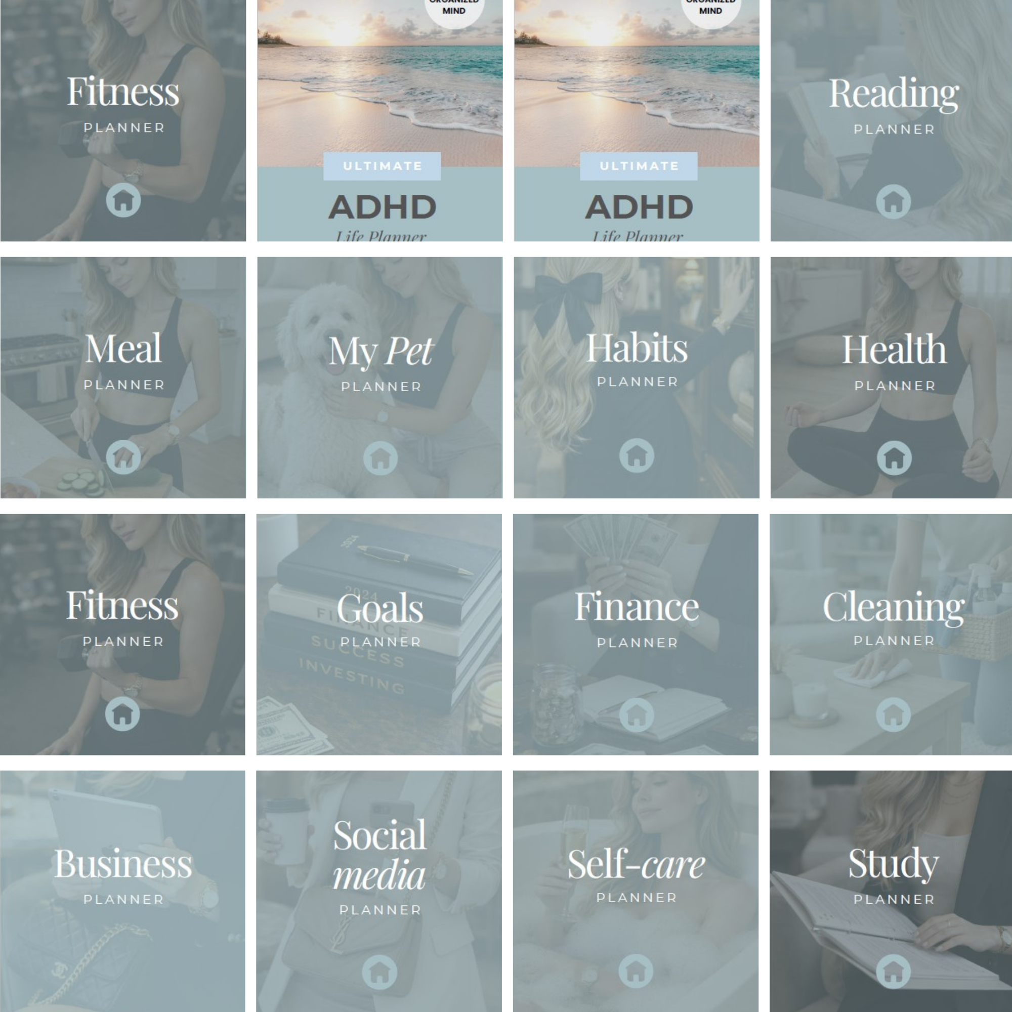 ADHD PRINTABLE LIFE PLANNER 2026, 2027 & 2028