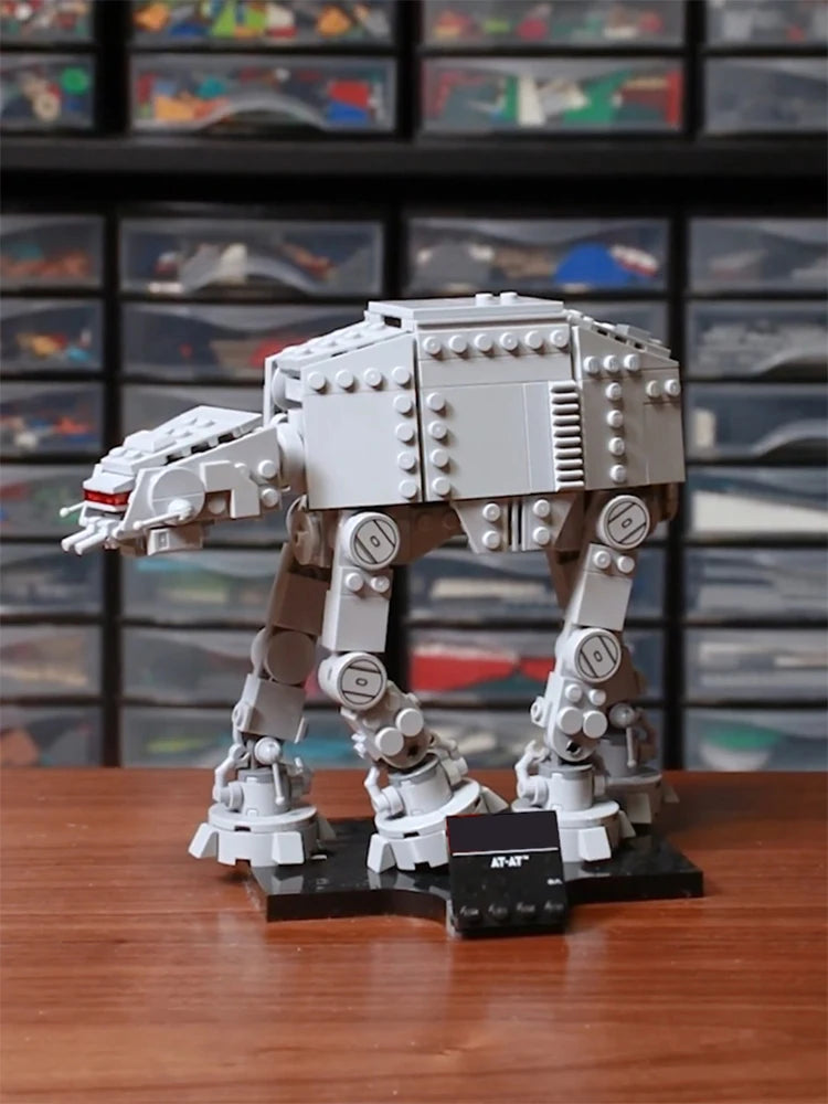 525pcs 75440 AT-AT Snowspeeder Star Battle Model Building Blocks Set Diy Education Assembly Toys For Kids Christmas Gift