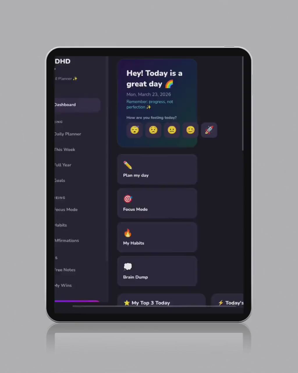 ADHD Digital 2026 Planner